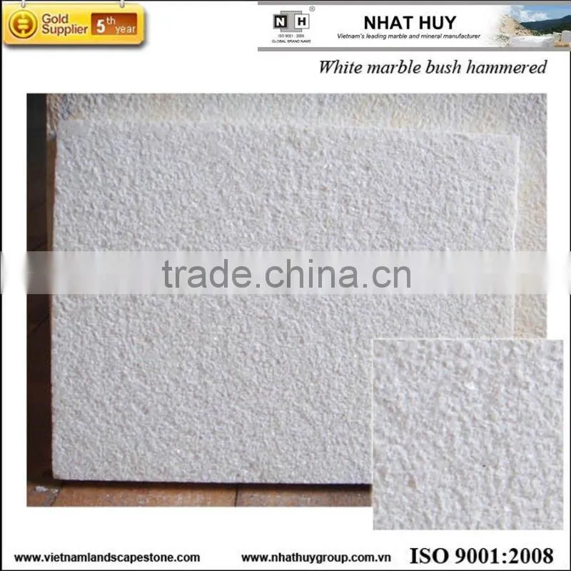 snow white marble polished