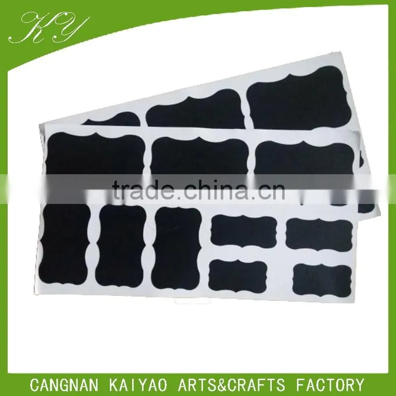 Custom decal sticker paper wholesale chalk board label sticker blackboard chalkboard wall sticker chalkboard