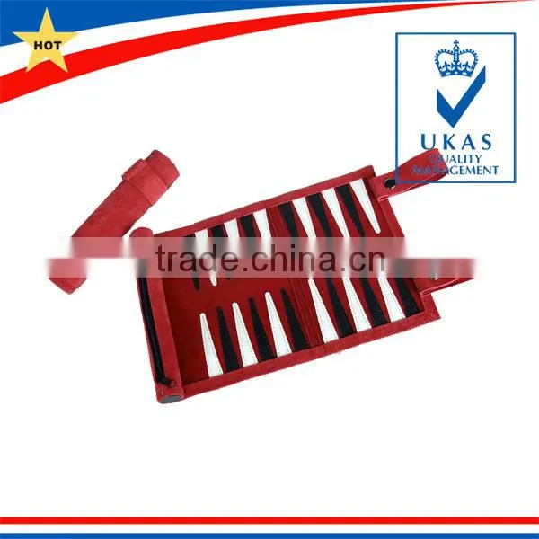 genuine leather backgammon set