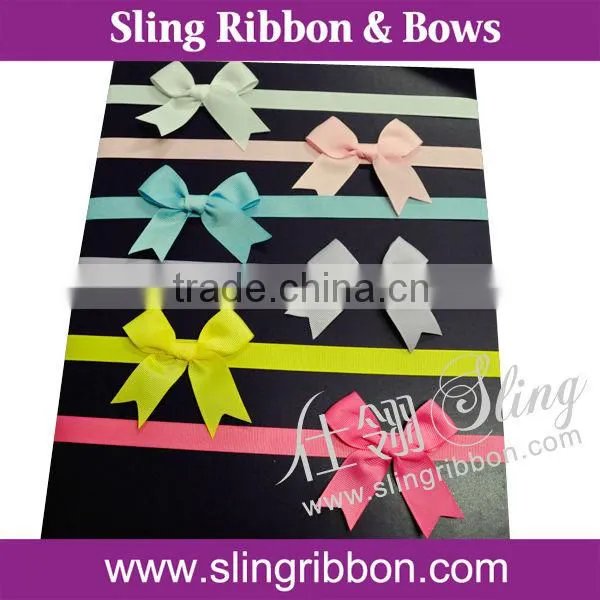 Ribbon Bow Type and Polyester Material Logo Bow Tie
