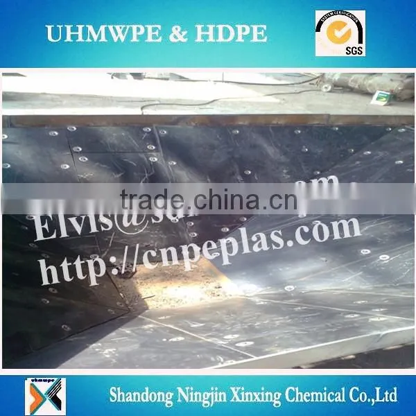 uhmwpe plastic hopper liner/polyethylene liner/wear-resisting liners