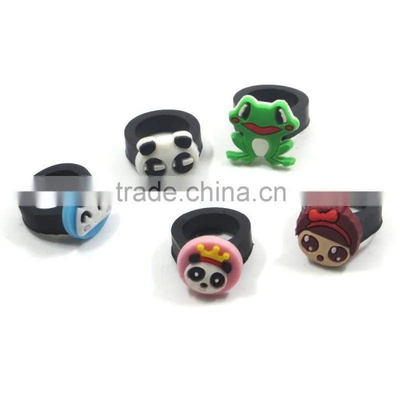 Animal Shaped Cartoon Custom Wholesale PVC Ring