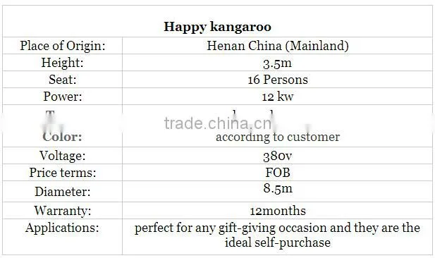 Kangaroo Jump Rides Amusement Game Machine KANG A BOUCE