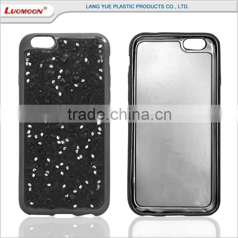 electroplating transparent screen simple mobile phone case for huawei y5 for samsung galaxy on5
