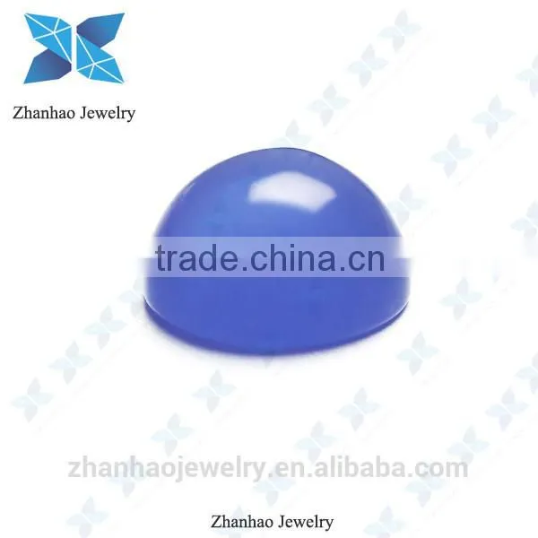 smooth face crystal glass stone cabochon