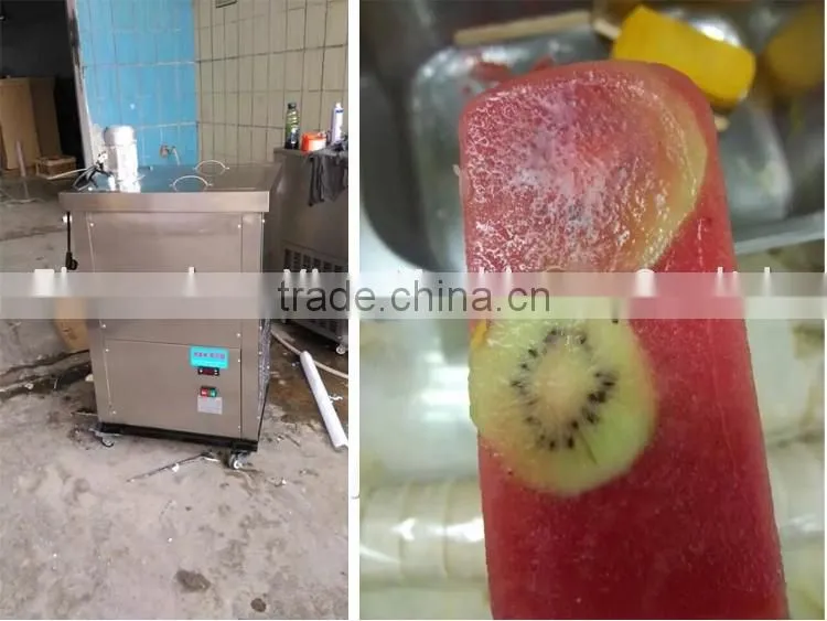 Double moulds ice-cream popsicle machine for popsicle / commercial popsicle machine