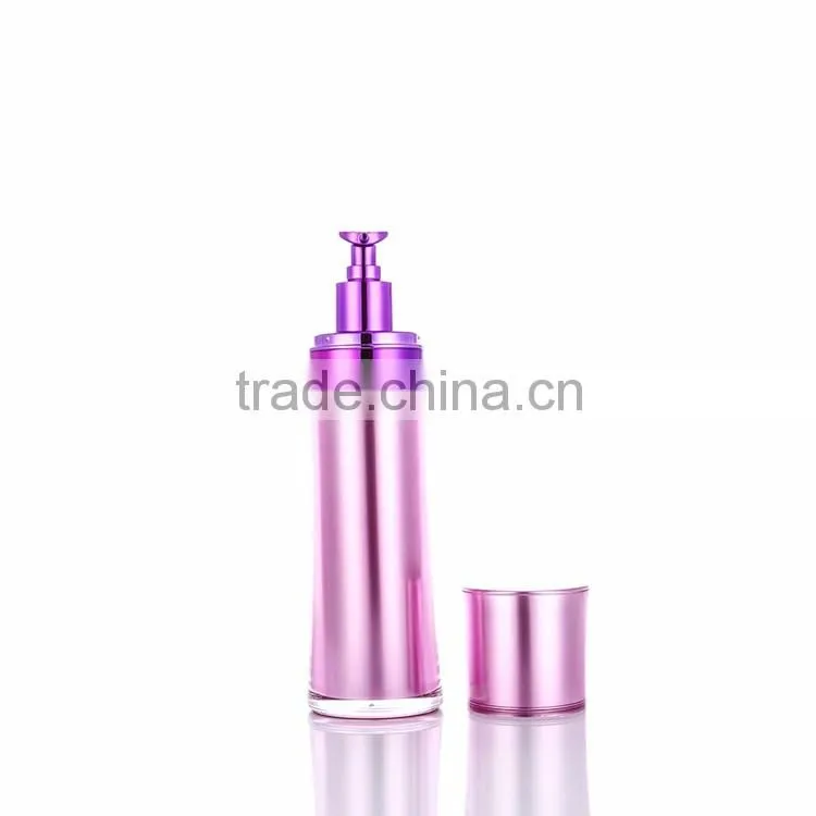 Alibaba China Good Quality Arcylic Material Unique Shape Fancy 100ML Cosmetic Bottle