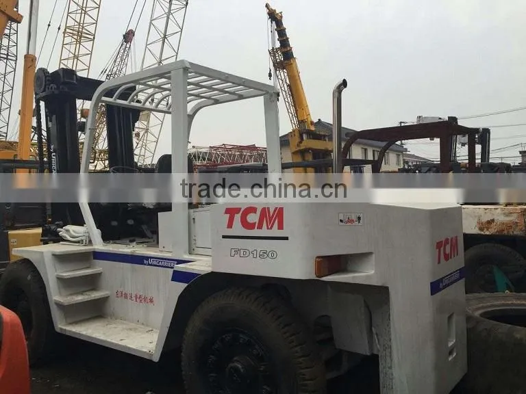 Used TCM forklift 15 ton for sale, FD150, forklift tcm 15 ton
