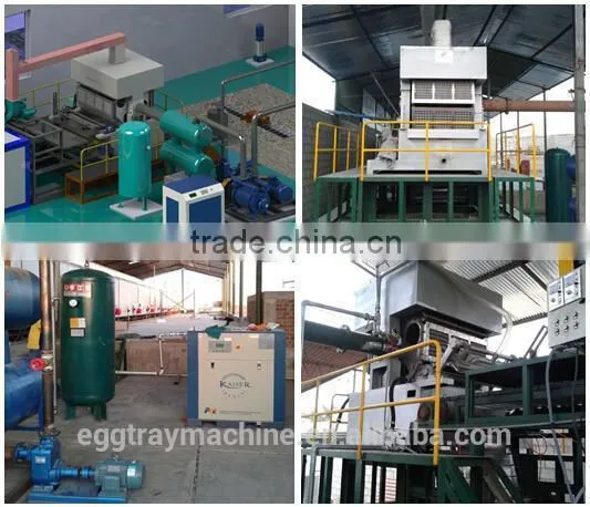 fiber molding made in China paper making machine egg tray carton 2700 pcs/hour