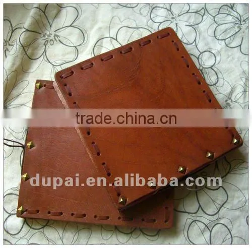 Retro Hard leather pocket agenda