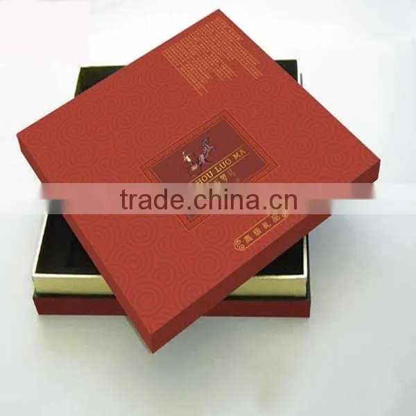 black magnetic closure foldable kraft paper gift box