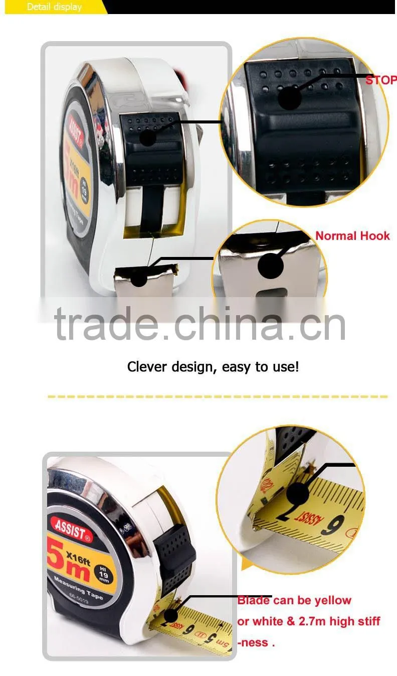 UV chrome Steel measuring tape