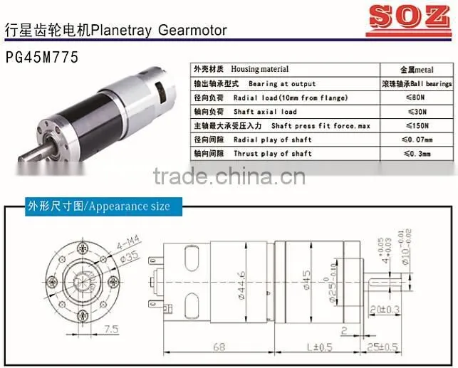 OEM power tool motor