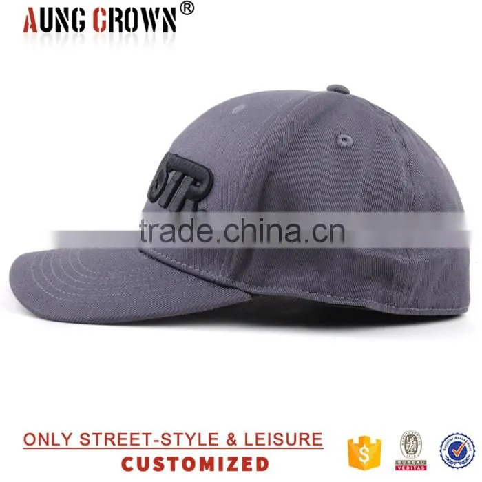 6 panel embroidery baseball cap custom logo