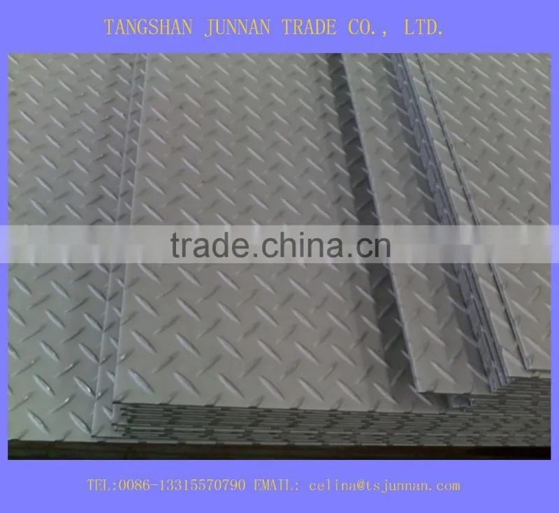 Hot rolled checkered steel plate in steel sheet