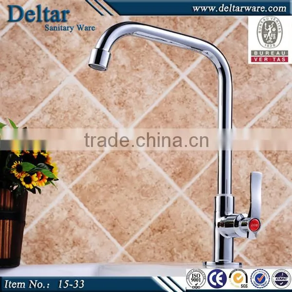 chromed plated waterfall basin mixer, single lever basin tap, copper material tap