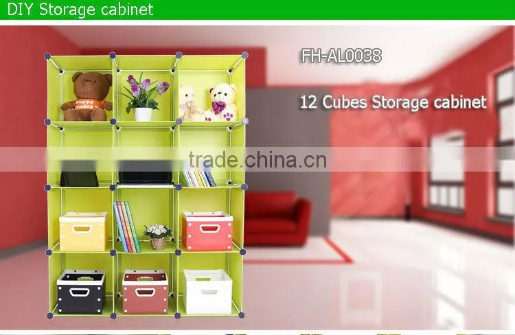 2016 diy easy storage Book Shelf Storage Bookcase with Doors