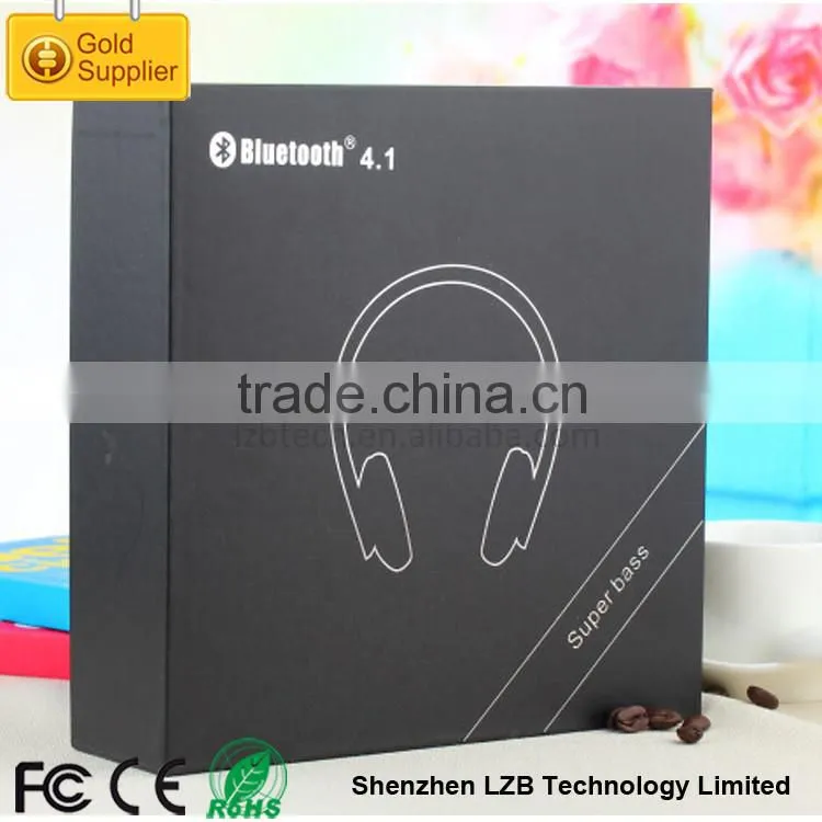 2016 Best Sale Design HIFI V4.0 Bluetooth Stereo Headphone with Microphone for Smartphones