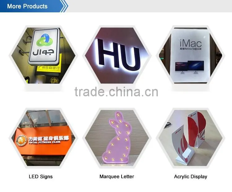 Frontlit 3d Led Channel led frontlit letter sign