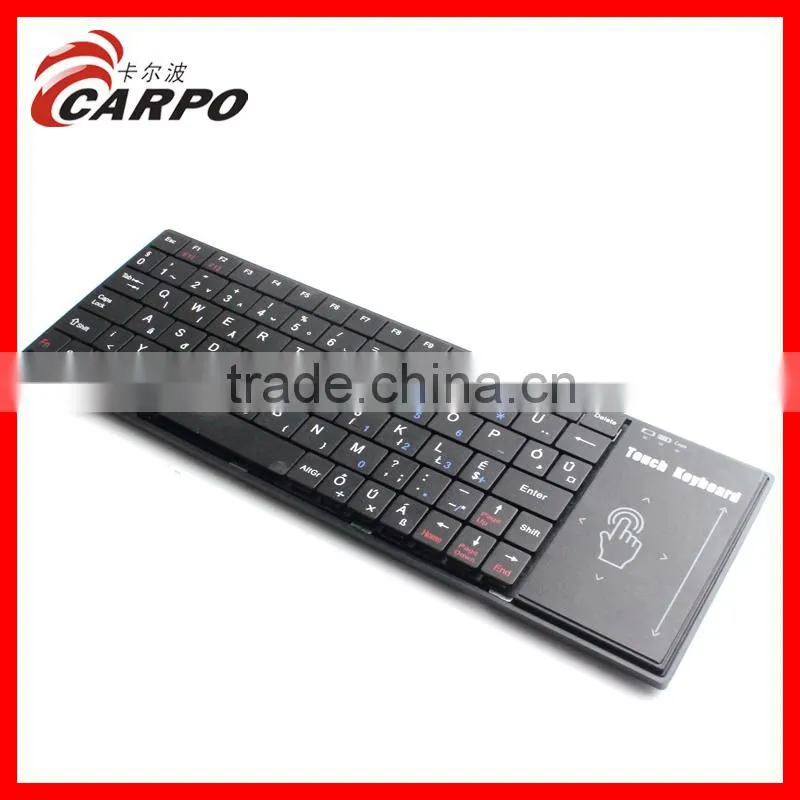 ultra slim mini bluetooth keyboard case with touchpad for ipad air class in many languages