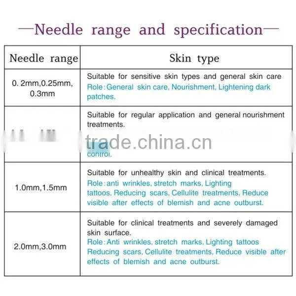540 Micro Needles Derma Roller/540 Needles Dermaroller System/ Pigmentation Removal