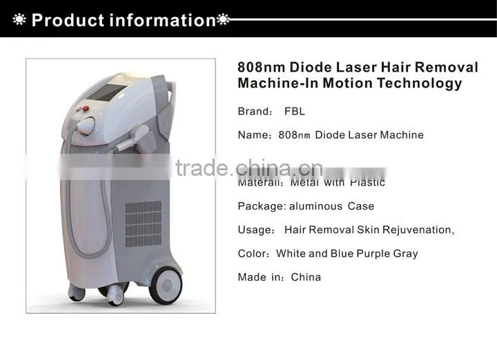 808nm Diode Laser SHR Laser Machine