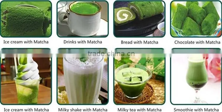 High Quality Organic Green Tea Powder 30g Tin Wholesale with logo printed