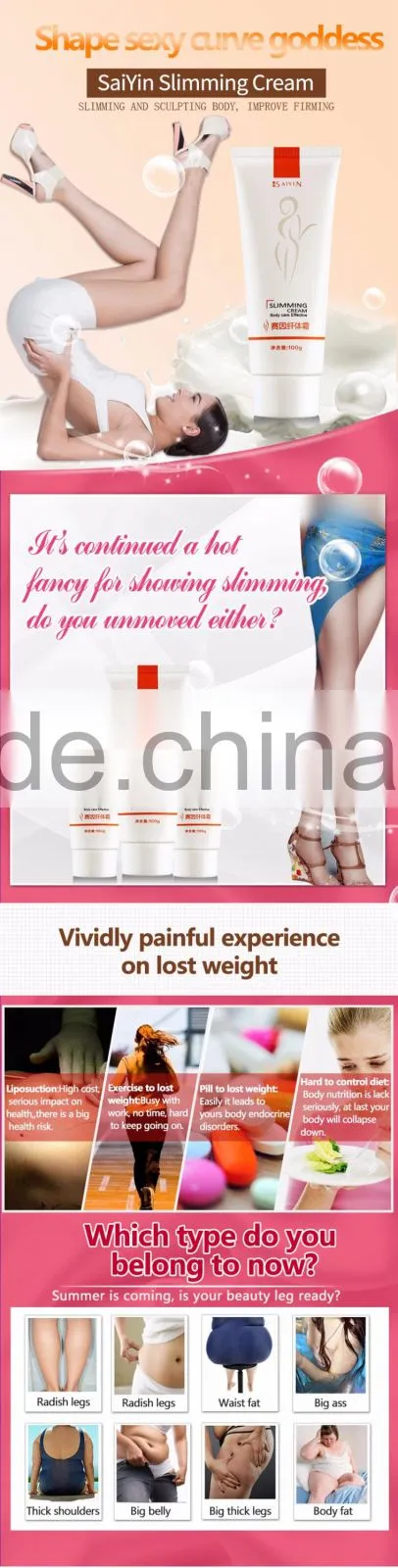 3 days slimming cream foot cream moisturizing cream weight loss cream cellulite cream slimming pants herbal slimming tea