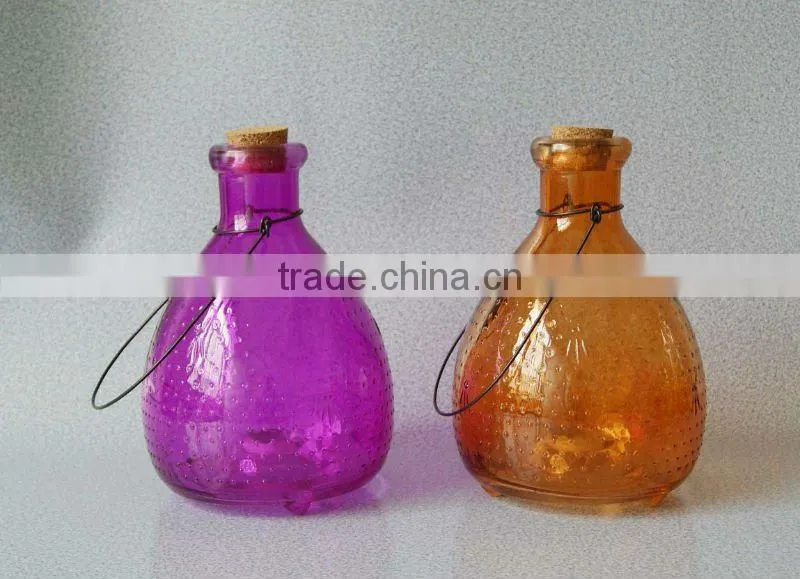 Big size colored glass wasp catcher