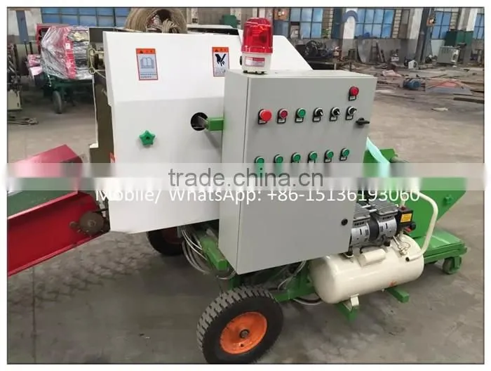 Full automatic alfalfa silage baler and wrapper machine /small bale hay baler