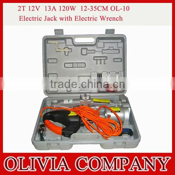 Electric Jack With Impact Wrench 2T Capacity 12-35cm