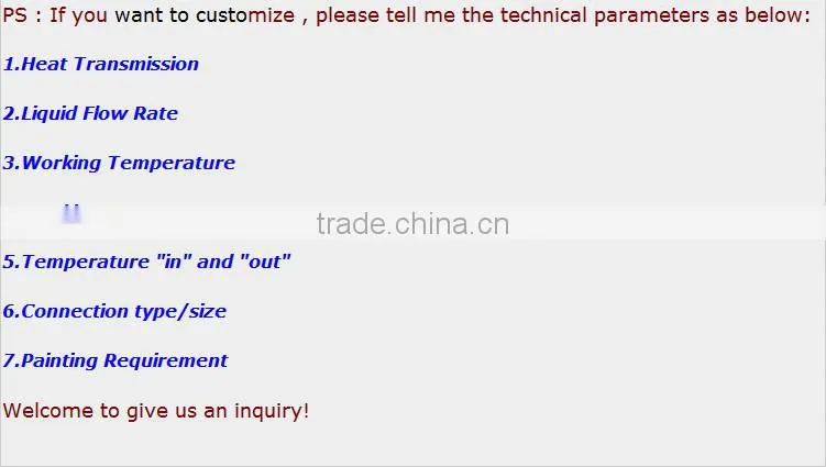 customized made brazed aluminum air cooled fin and bar wuxi heat exchanger cores