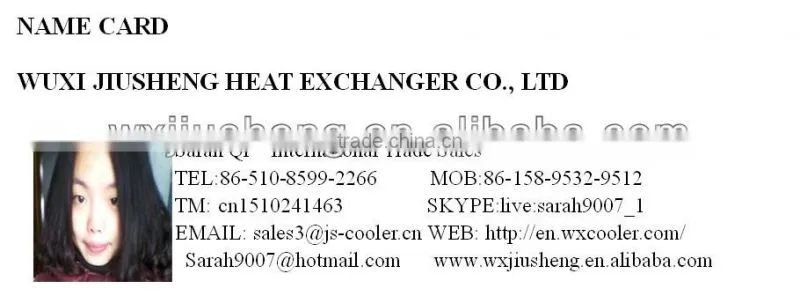 manufacturer of customized plate and bar aluminum truck spare parts intercooler