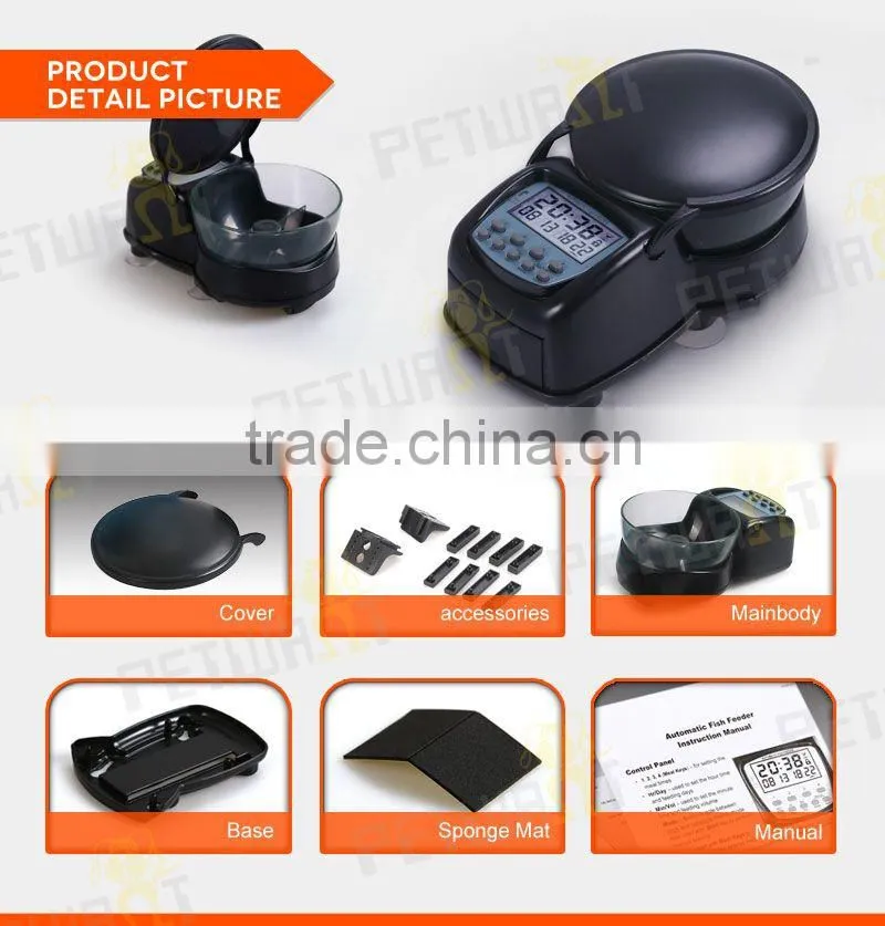 aquarium fish products auto fish feeder