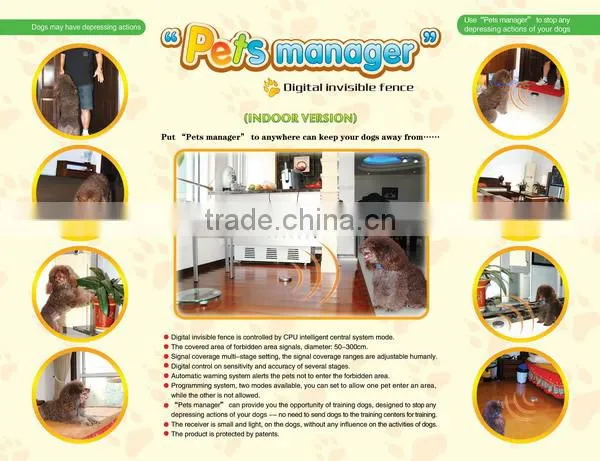 2015 new Waterproof invisible Electronic Wireless Remote E-003 Pet Dog Fence