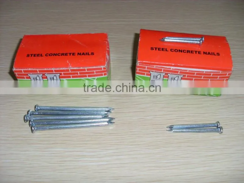 galvanized steel concrete nail thumb brand