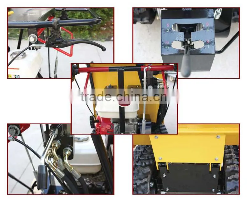 Mini dumper 400kg loading track dumper garden transporter BY400 with CE