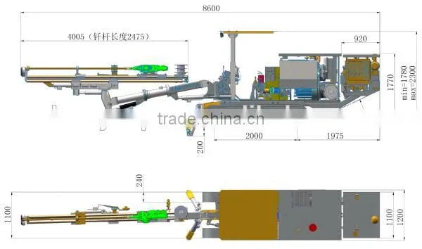 KAISHAN KJ210 the most advanced crawler mounted full hydraulic tunneling drilling rig
