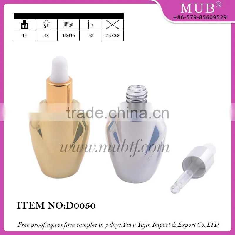 D0046 dropper bottle perfume glass bottles for cosmetic gifts