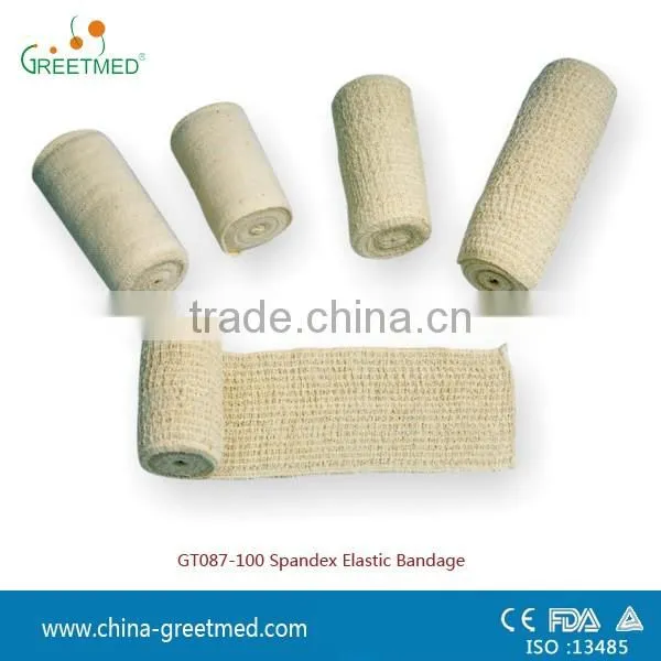 cheap price medical spandex pbt cotton elastic bandage