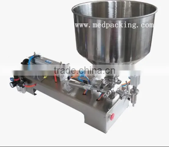 Semi-auto Single Head Cream Shampoo Paste Pneumatic Filling Machine