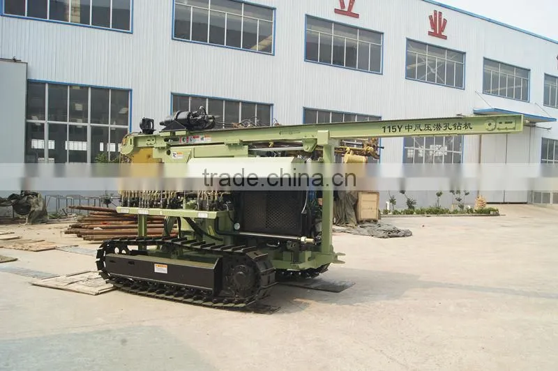 hydraulic rotary drill machine HF115Y-type crawler hydraulic drilling rig