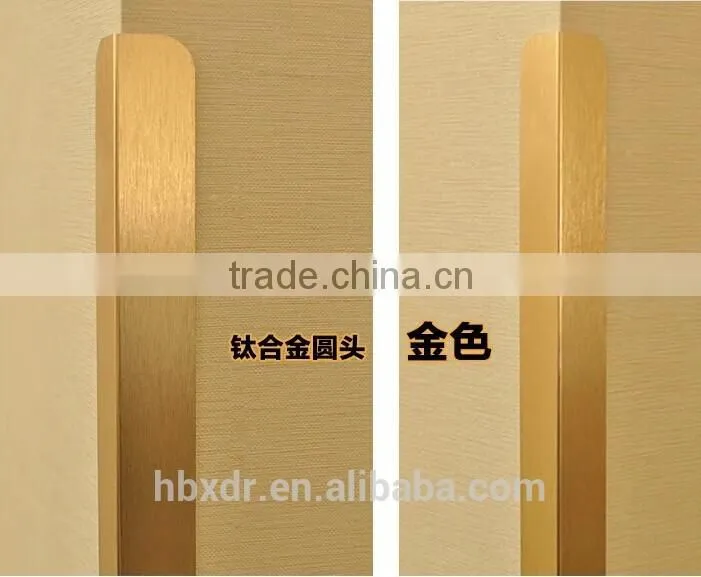 Customized natural anodized decorative aluminum angle bead for home decoration