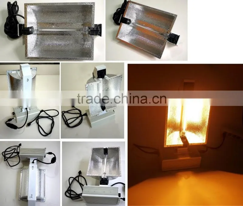 1000w aluminum hps mh fixture/grow light reflector with electronic ballast / 1000W DE grow light fixture
