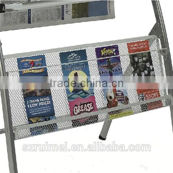 Customized professhional office/library popular newspaper rack