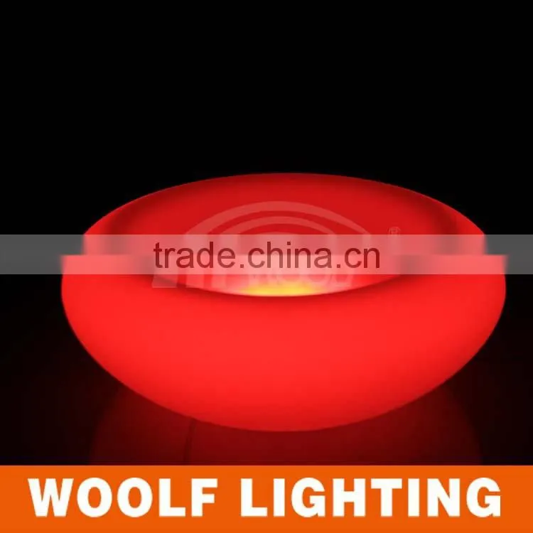 modern glowing outdoor led pot lights