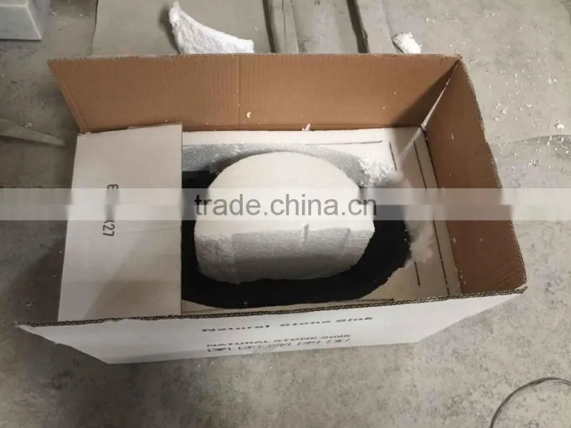 customized carrara white marble wash basin