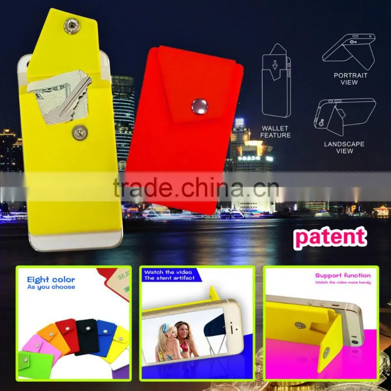 Factory price cell phone credit card holder,cell phone holder