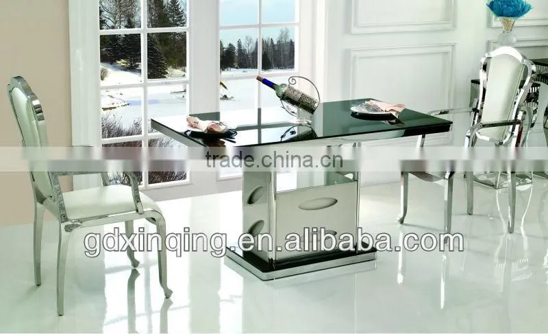 glossy white lacquer tv stand-E354