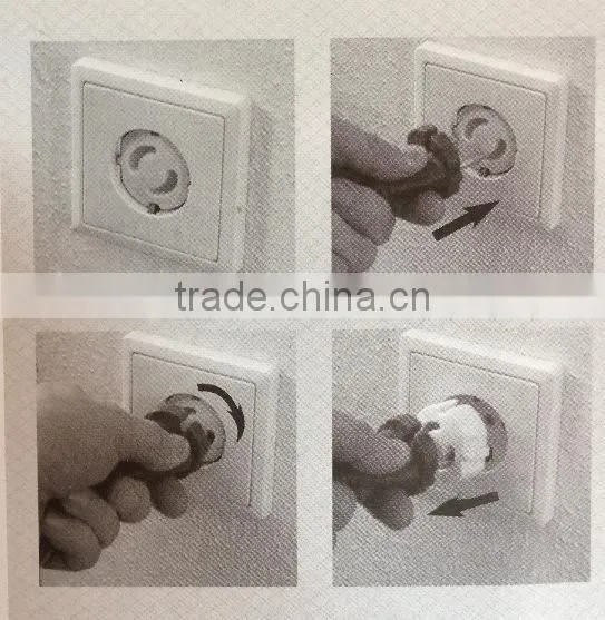 N272 New socket protective cover electrical socket safety lock cover plastic outlet plug cover